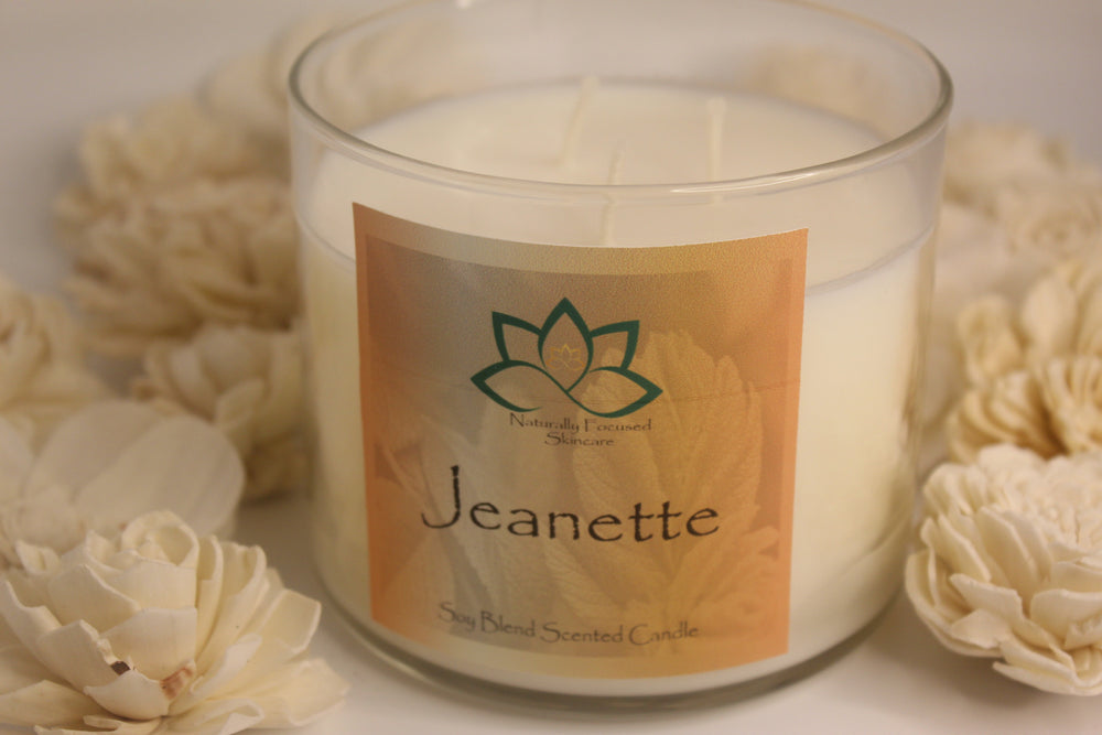 Jeanette 3-Wick Scented Soy Candle