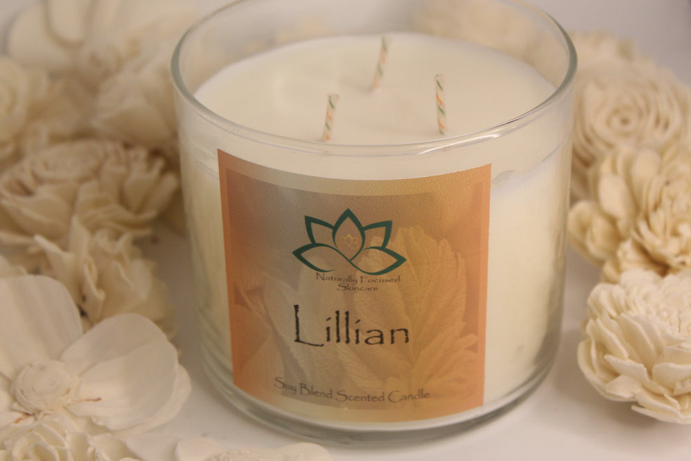 Lillian 3-Wick Scented Soy Candle