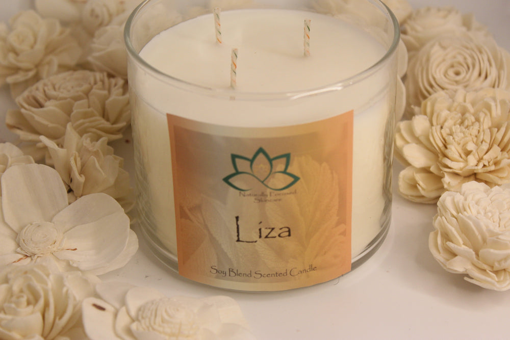 Liza 3-Wick Scented Soy Candle