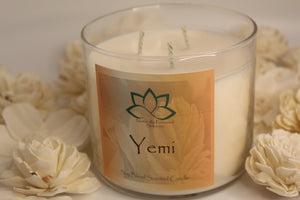 
            
                Load image into Gallery viewer, Yemi 3-Wick Scented Soy Candle
            
        